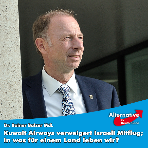 Kuwait Airlines verweigert Israeli Mitflug; In was für einem Land leben wir?
